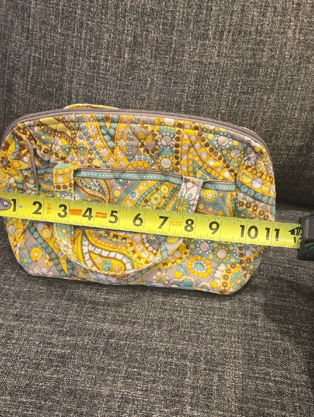 Vera Bradley Lemon Parfait Cosmetic Bag